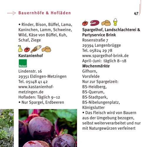 Die ganze Vielfalt der Region Braunschweig - Slow Food ...
