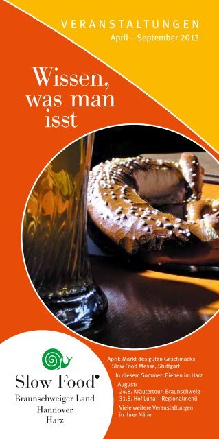BroschÃ¼re zum Downloaden - Slow Food Deutschland eV