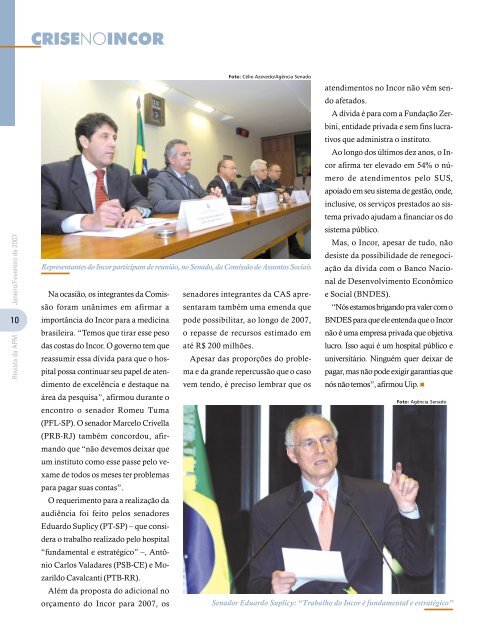 R evista da APM Janeiro/Fevereiro de 2007 - Associação Paulista ...