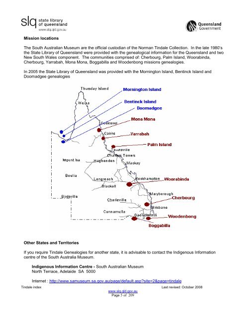 Tindale Index 2ndEd