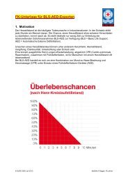 FK-Unterlage für BLS-AED-Experten - SLRG Schweiz