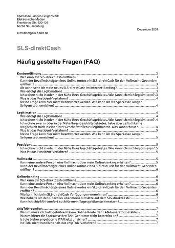 Online-Tagegeldkonto (pdf) - Sparkasse Langen-Seligenstadt