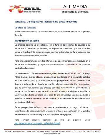 Ejemplo desarrollo de contenidos