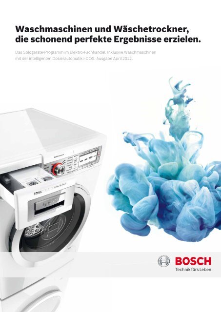 Waschmaschinen und Wäschetrockner, die ... - Bosch-home.com