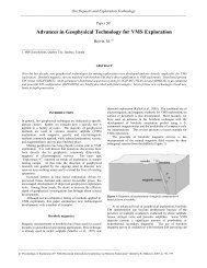 Advances in Geophysical Technology for VMS Exploration - Dmec.ca