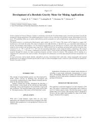 Development of a Borehole Gravity Meter for Mining ... - Dmec.ca