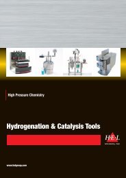 Hydrogenation & Catalysis Tools - HEL