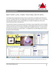 Application Note: Battery life-time testing with BTC - HEL
