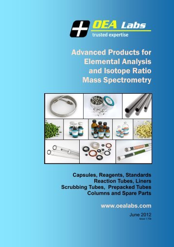 Advanced Products for Elemental Analysis and Isotope ... - OEA Labs
