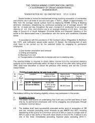 THE ORISSA MINING CORPORATION LIMITED.