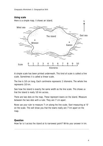 Geography Worksheets Pack 1: Geographical Skills - Pearson ...