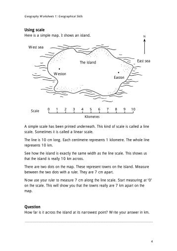 Geography Worksheets Pack 1: Geographical Skills - Pearson ...