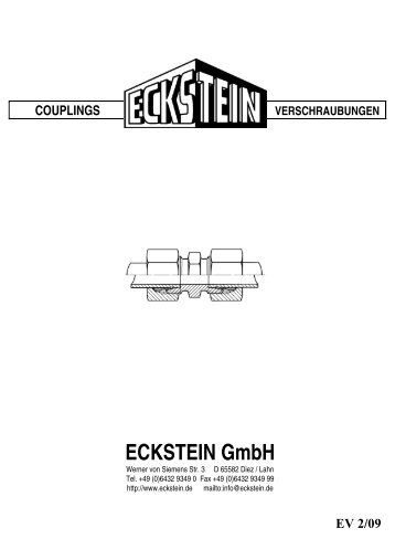 EV 2/09 COUPLINGS VERSCHRAUBUNGEN ECKSTEIN GmbH