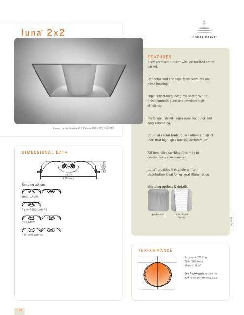 Download Cutsheet - Specified Lighting Systems