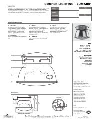 Download Cutsheet - Specified Lighting Systems