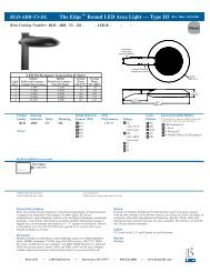 The Edge Round LED Area Light - Specified Lighting Systems