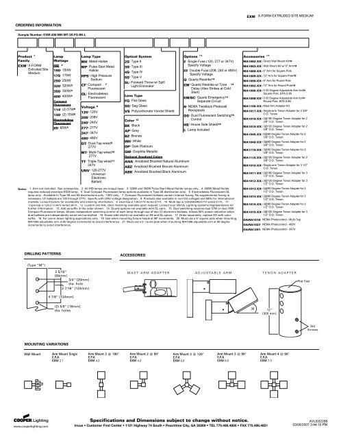 Download Cutsheet - Specified Lighting Systems