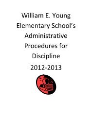 William E. Young Discipline Plan - Homer Community Consolidated ...