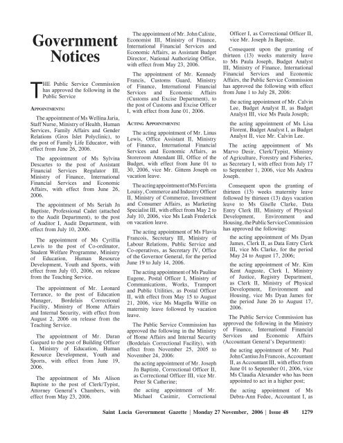 Notices - National Printing Corporation