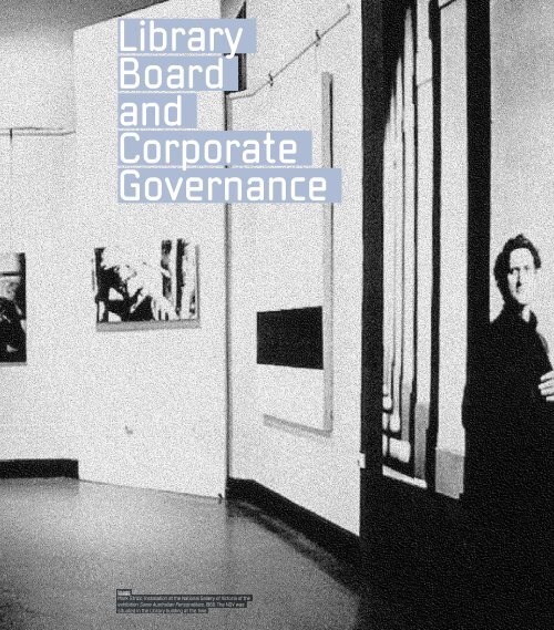 Library Board and corporate governance - State Library of Victoria