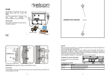 GABARITO DE FURAÇÃO - Elcon Systemtechnik