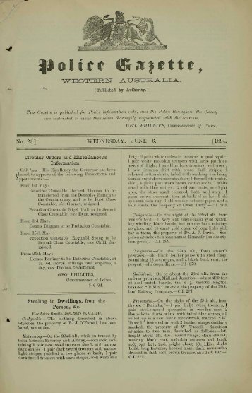 -W-ESTERN A USTR.ALIA. [1894. - State Library of Western Australia