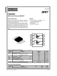 FQS4903 500V Dual N-Channel MOSFET - Farnell