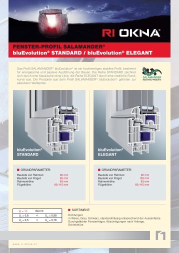 FENSTER-PROFIL SALAMANDER ... - Baumeister Dorner