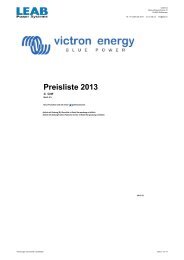 Victron-Preisliste - LEAB