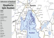 SjÃ¶n Rusken Djupkarta â Rusken See Tiefenkarte