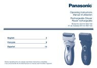 Operating Instructions Manuel d'utilisation Rechargeable Shaver ...