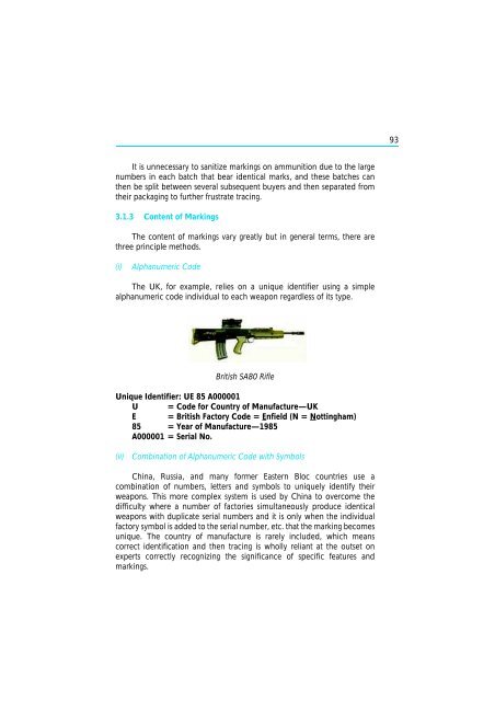The Scope and Implications of a Tracing Mechanism for Small Arms ...