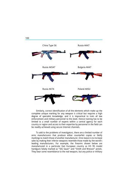 The Scope and Implications of a Tracing Mechanism for Small Arms ...