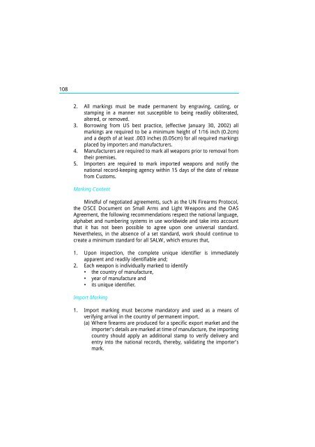 The Scope and Implications of a Tracing Mechanism for Small Arms ...