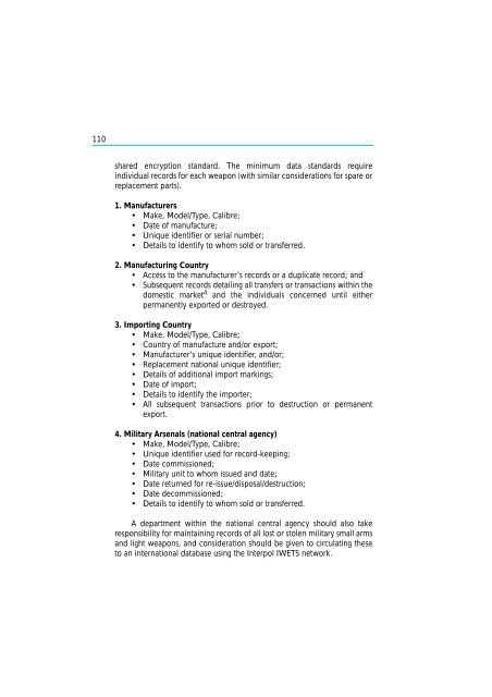 The Scope and Implications of a Tracing Mechanism for Small Arms ...