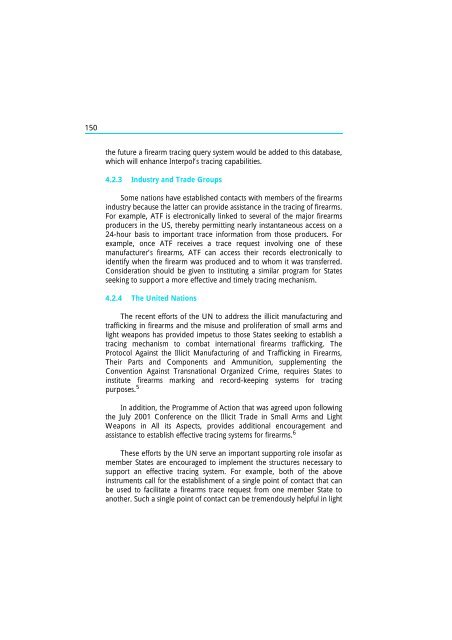 The Scope and Implications of a Tracing Mechanism for Small Arms ...