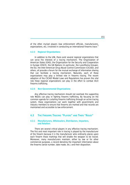 The Scope and Implications of a Tracing Mechanism for Small Arms ...