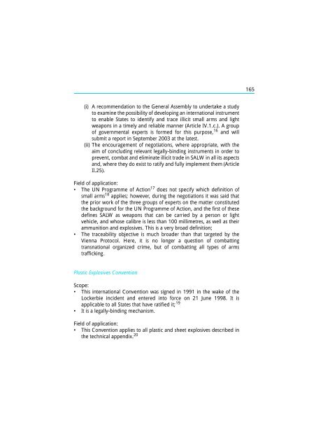 The Scope and Implications of a Tracing Mechanism for Small Arms ...