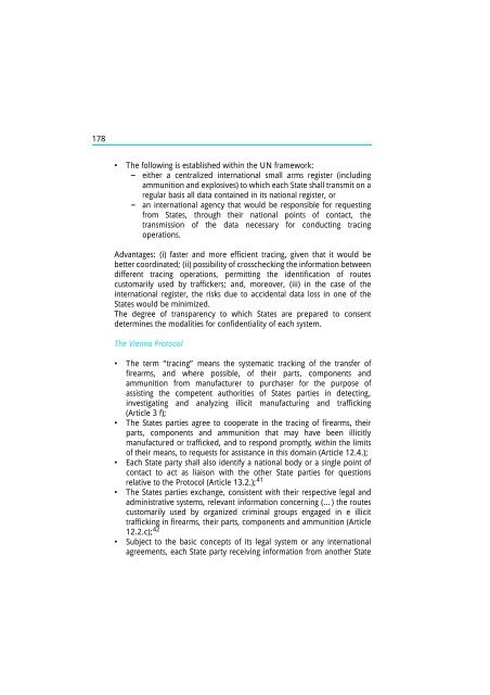 The Scope and Implications of a Tracing Mechanism for Small Arms ...