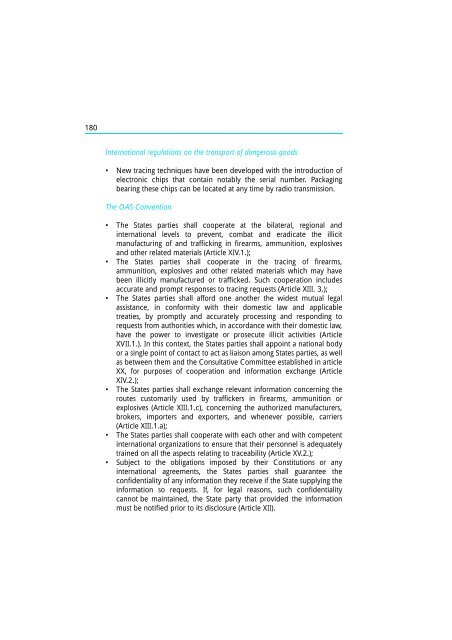 The Scope and Implications of a Tracing Mechanism for Small Arms ...