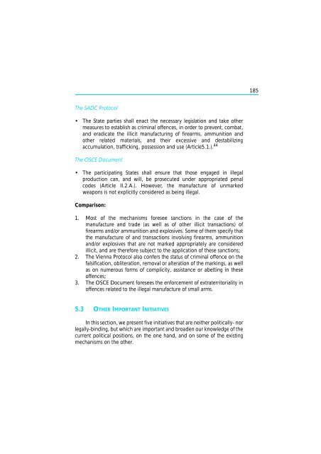 The Scope and Implications of a Tracing Mechanism for Small Arms ...