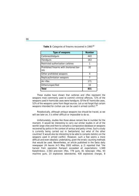 The Scope and Implications of a Tracing Mechanism for Small Arms ...