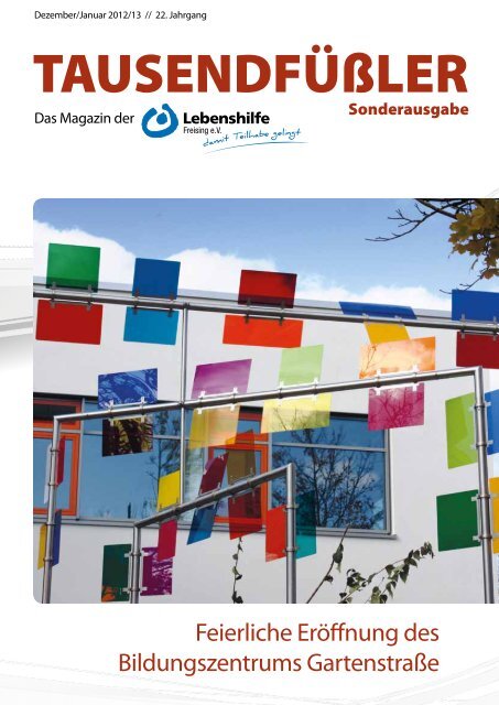 2013 Januar / Lebenshilfe Freising / Tausendfüßler-Magazin