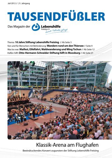 2012 Juli / Lebenshilfe Freising / Tausendfüßler-Magazin