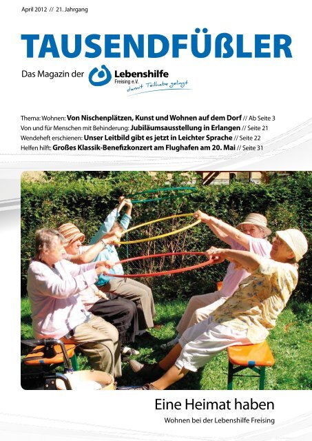 2012 April / Lebenshilfe Freising / Tausendfüßler-Magazin