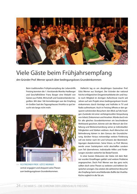 2012 April / Lebenshilfe Freising / Tausendfüßler-Magazin