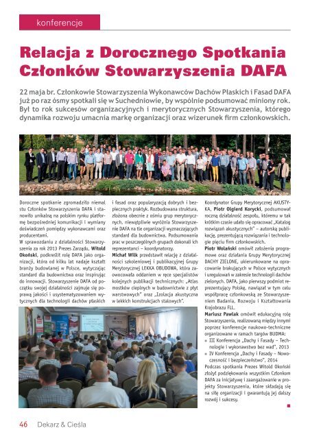 Fachowy Dekarz & Cieśla 3/2014