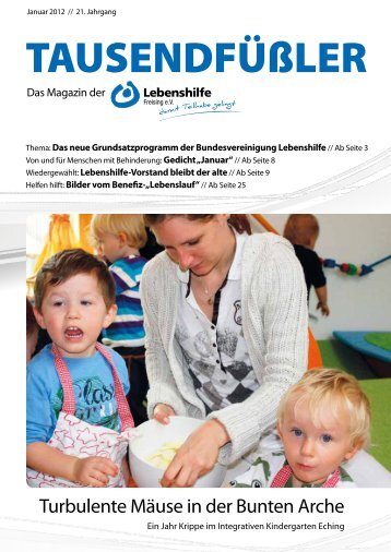 2012 Januar / Lebenshilfe Freising / Tausendfüßler-Magazin