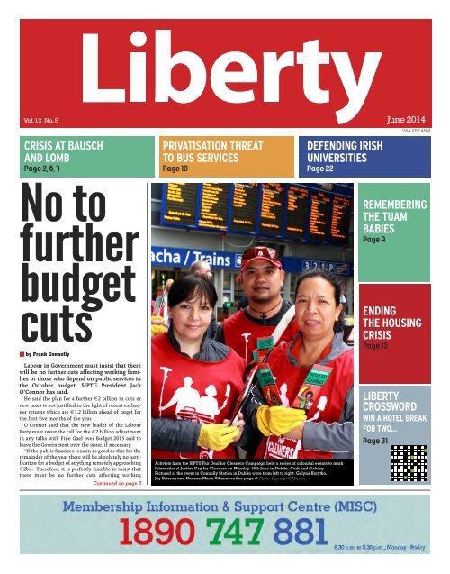 SIPTU Liberty Newspaper June 2014