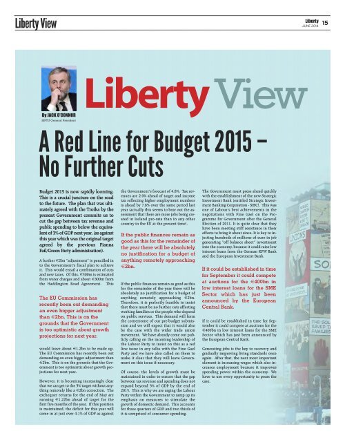 SIPTU Liberty Newspaper June 2014